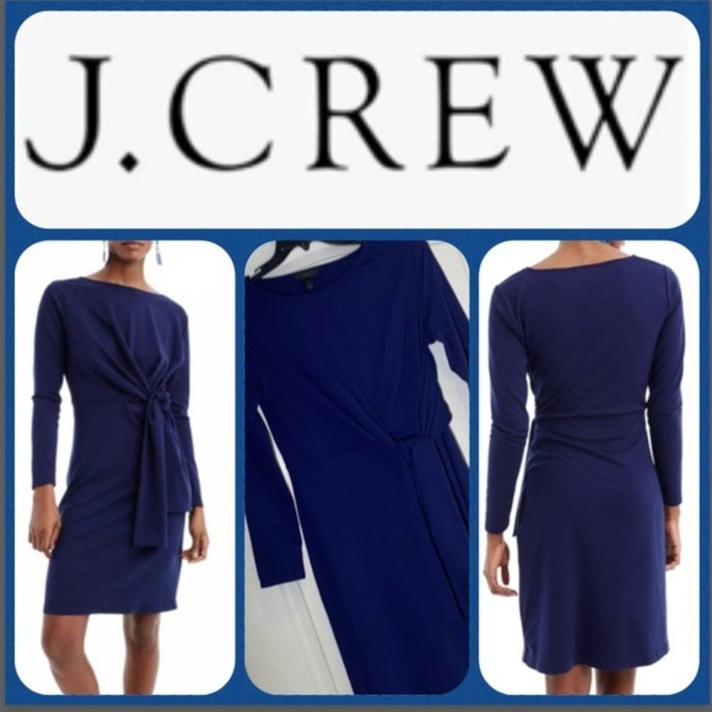 J Crew Drapey tie-waist dress *S*